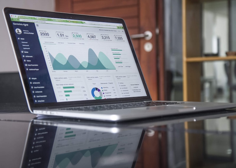 Sales manager reviewing lead pipeline and conversion data in CRM dashboard
